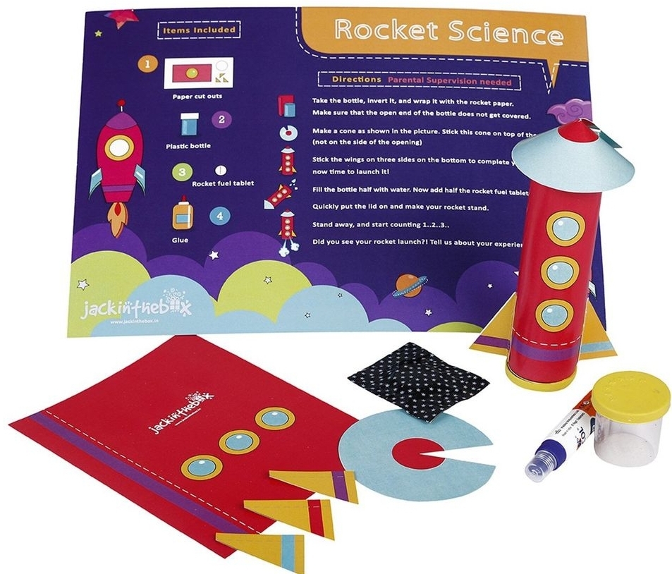 مكتشف الفضاء 6 في 1 صندوق الحرف اليدوية