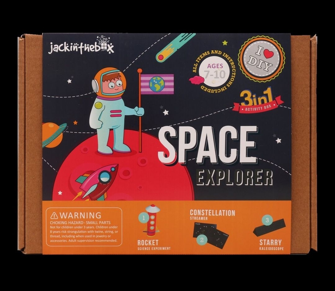 مكتشف الفضاء 3 في 1 صندوق الحرف اليدوية