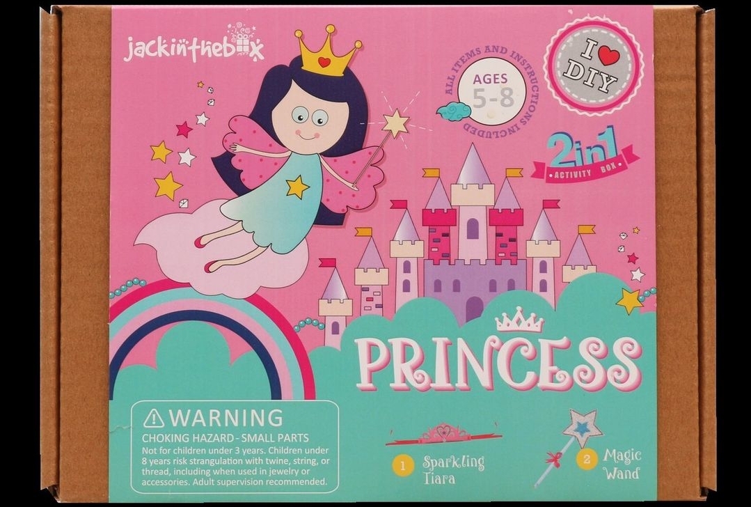 الأميرة 2 في 1 صندوق الحرف اليدوية 