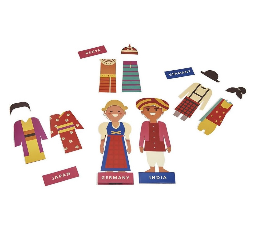 من حول العالم 3 في 1 صندوق الحرف اليدوية