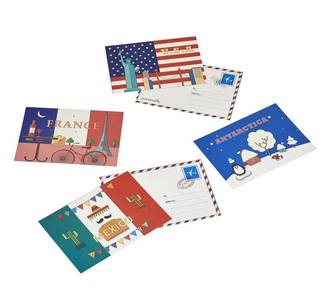 من حول العالم 3 في 1 صندوق الحرف اليدوية