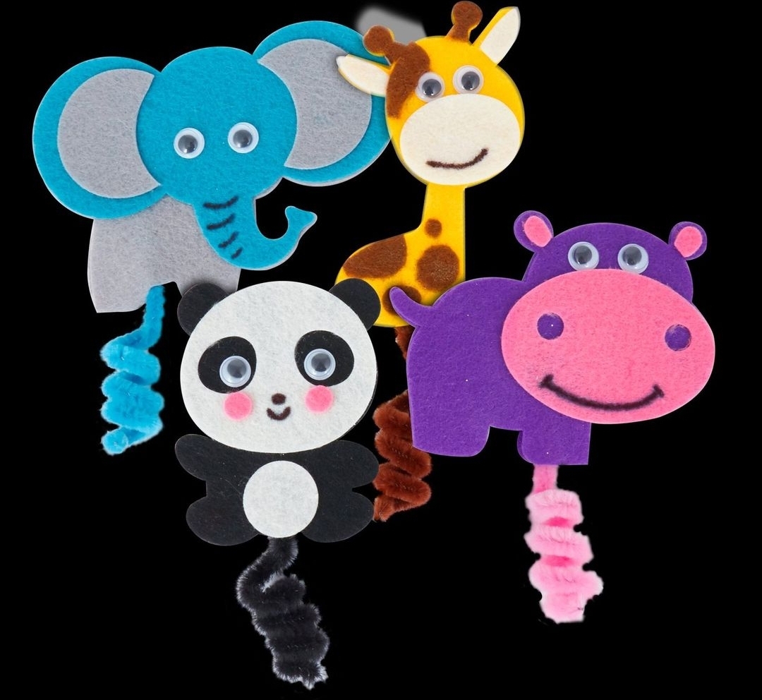 غابات سفاري 2 في 1 صندوق الحرف اليدوية