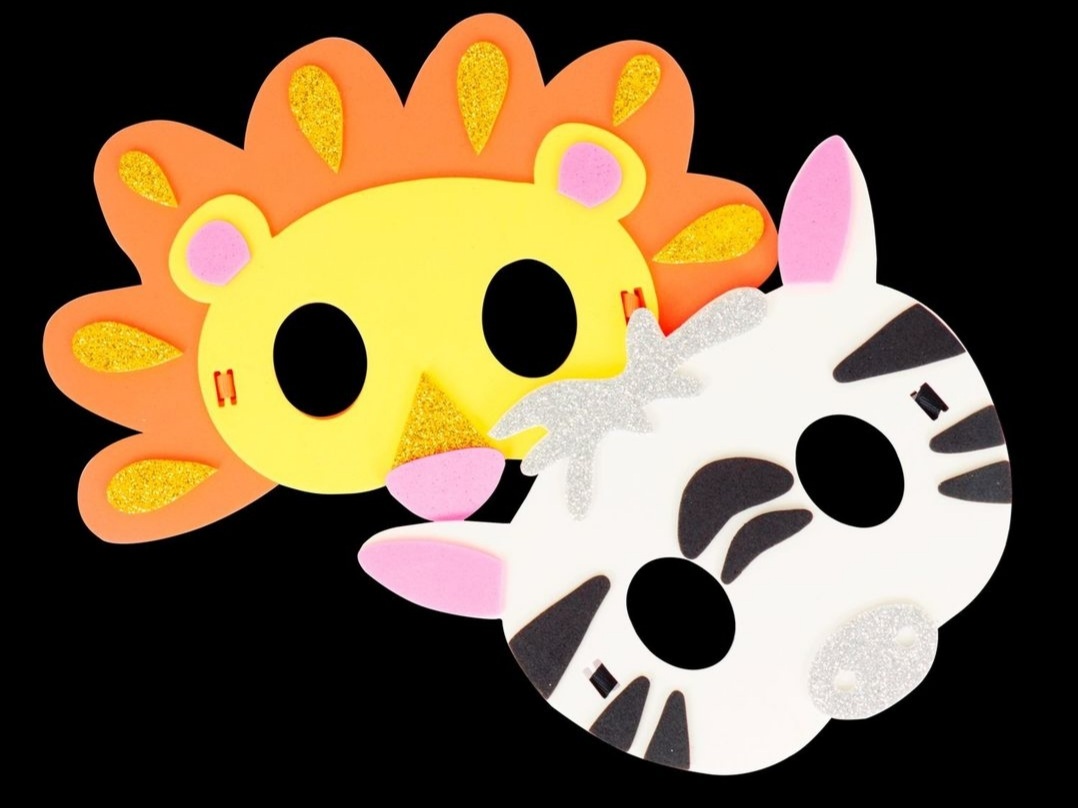 غابات سفاري 6 في 1 صندوق الحرف اليدوية