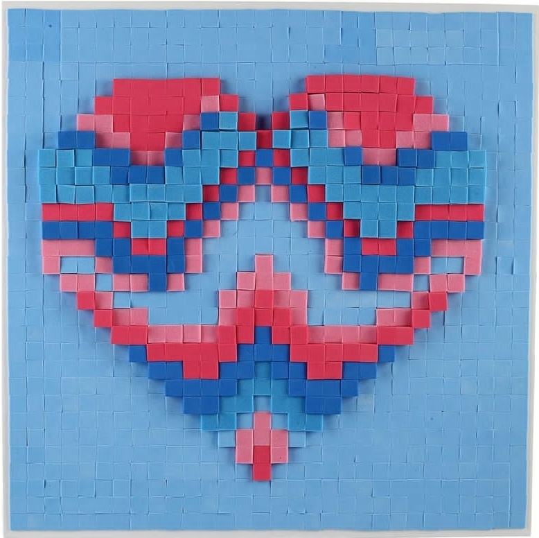 3D قص و لصق القلب 