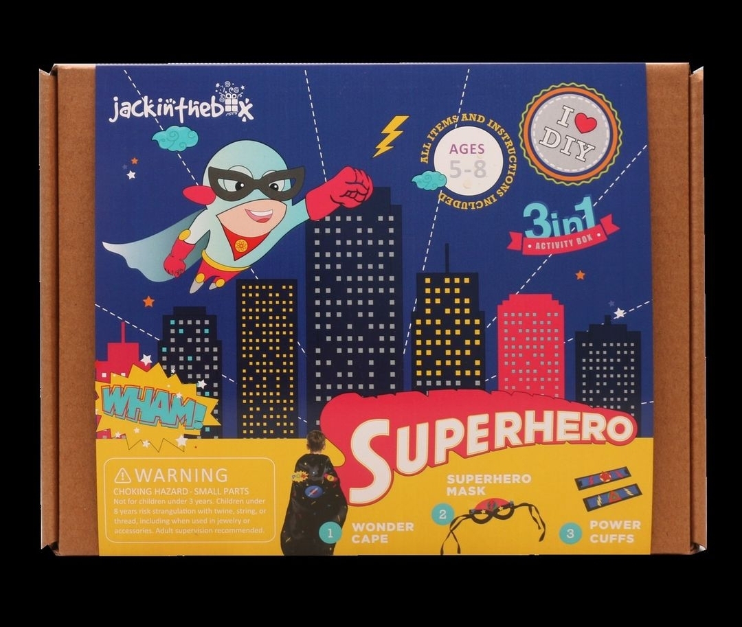البطل الخارق 3 في 1 صندوق الحرف اليدوية