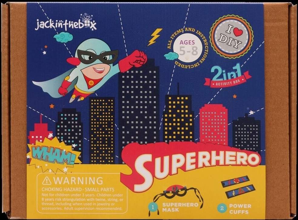 الرجل الخارق 2 في 1 صندوق الحرف اليدوية