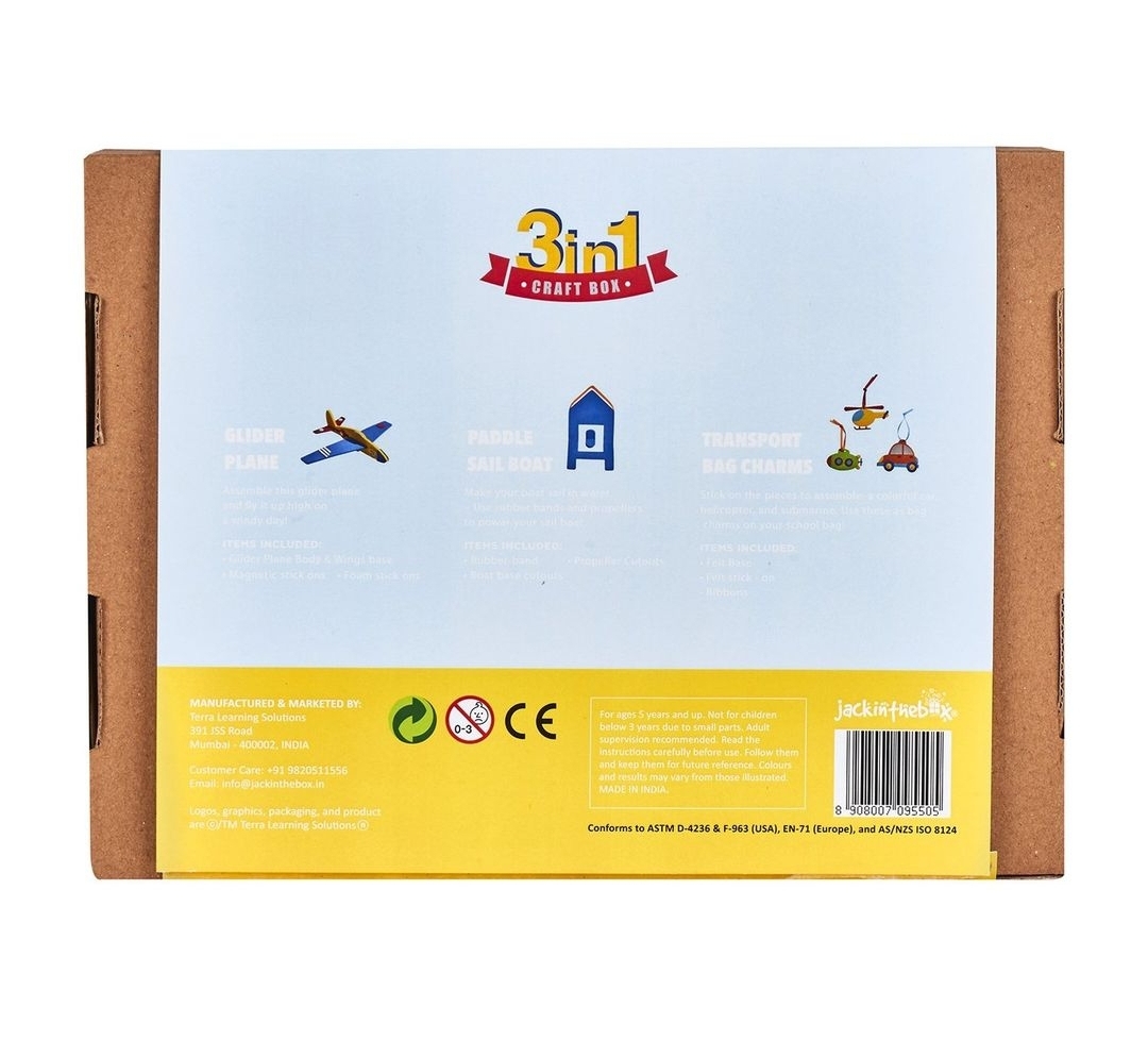 الأشياء التي تتحرك 3 في 1 صندوق الحرف اليدوية