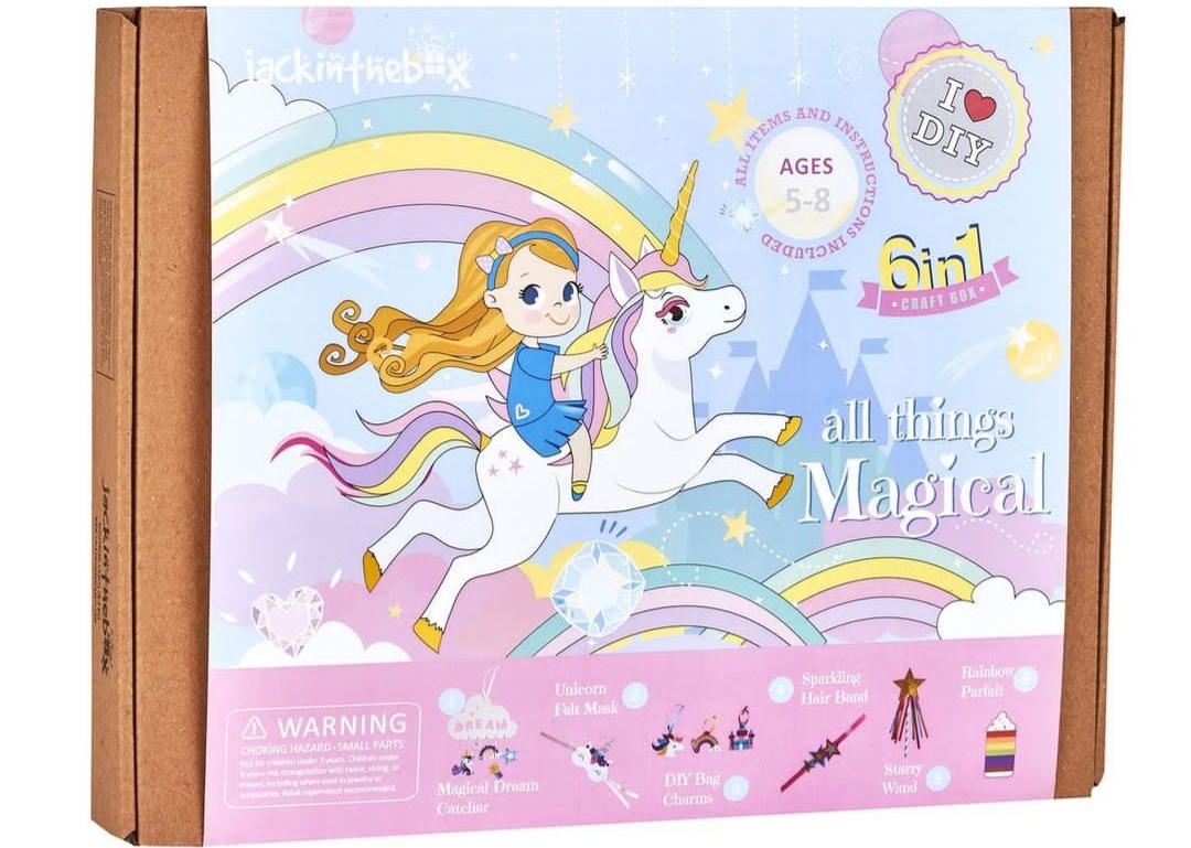 كل شيْ من الخيال 6 في 1 صندوق الحرف اليدوية