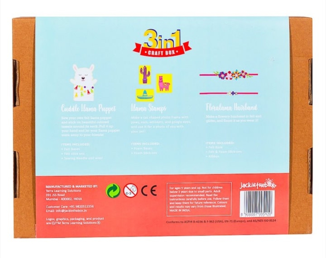 مرحبا ايتها الاما 3 في 1 صندوق الحرف اليدوية