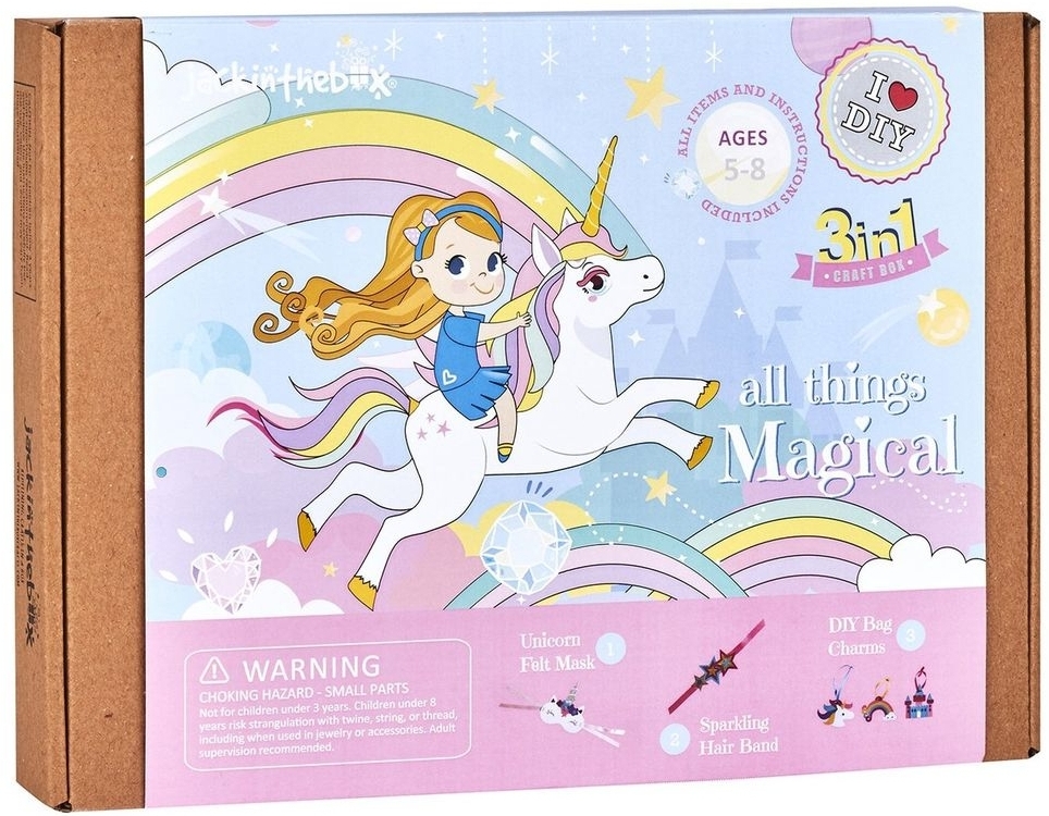 الأشياء السحريه 3 في 1 صندوق الحرف اليدوية