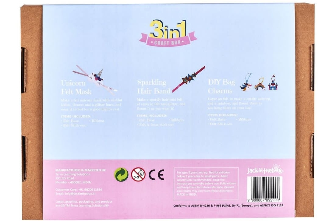 الأشياء السحريه 3 في 1 صندوق الحرف اليدوية