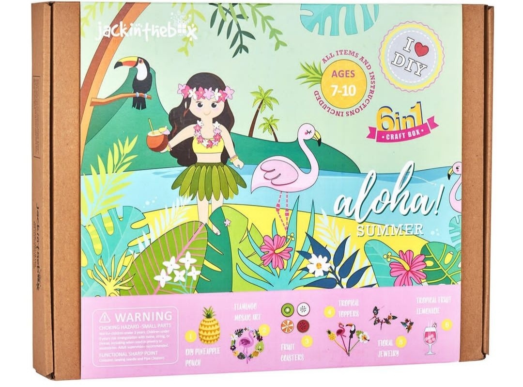 أهلا بالصيف 6 في 1 صندوق الحرف اليدوية