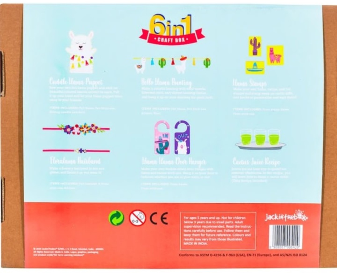 مرحبا ايتها الاما 6 في 1 صندوق الحرف اليدوية