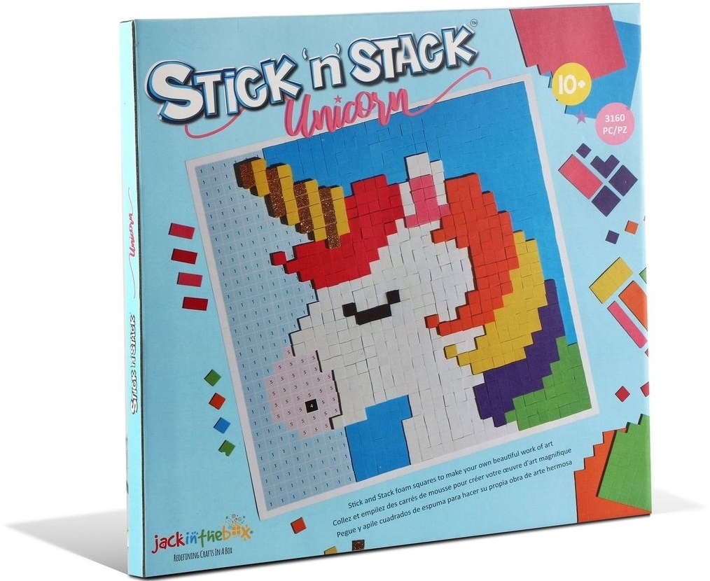 3D قص و لصق اليونيكورن 