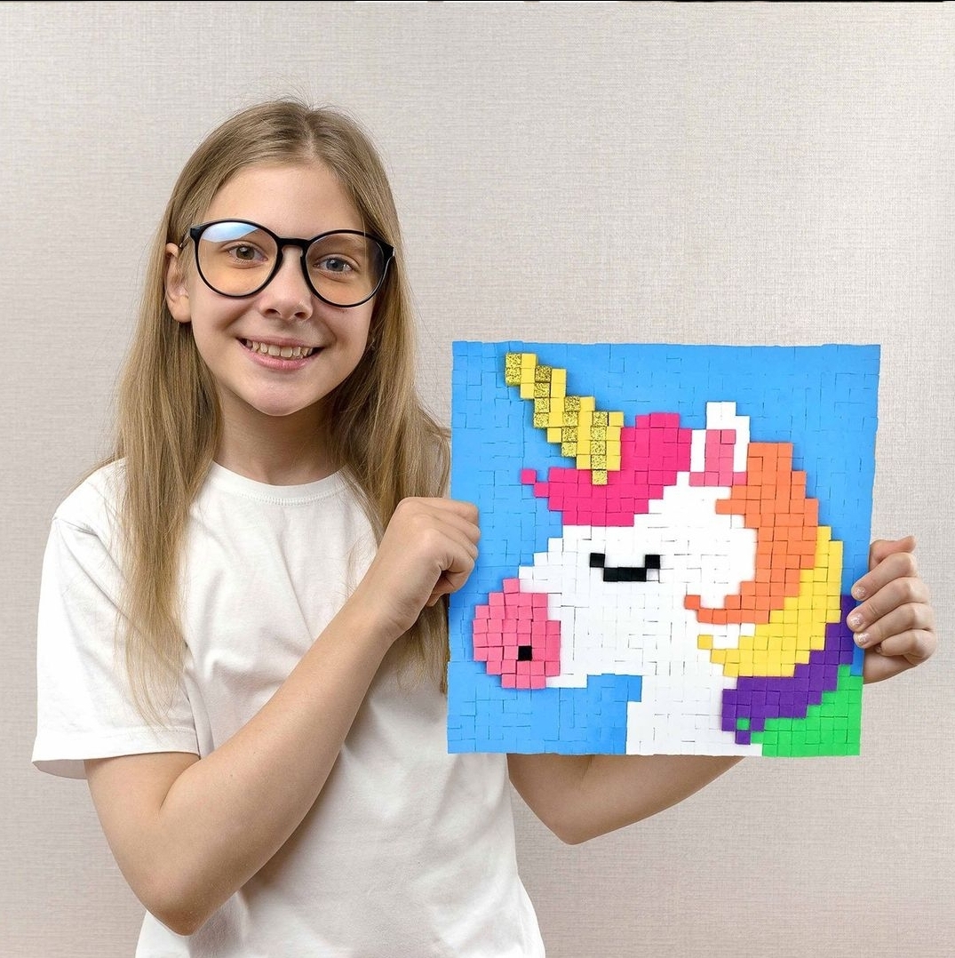 3D قص و لصق اليونيكورن 