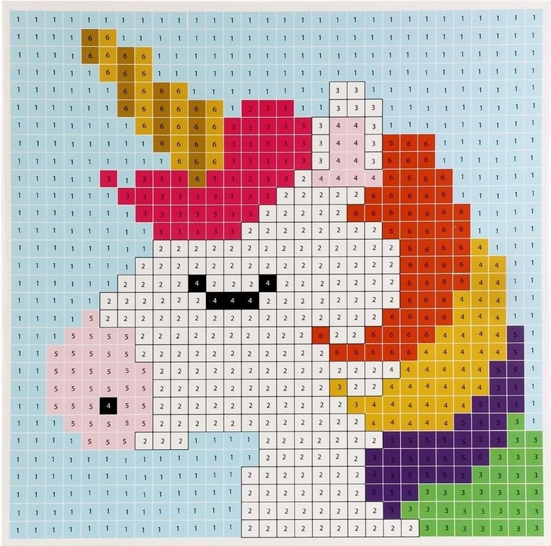 3D قص و لصق اليونيكورن 