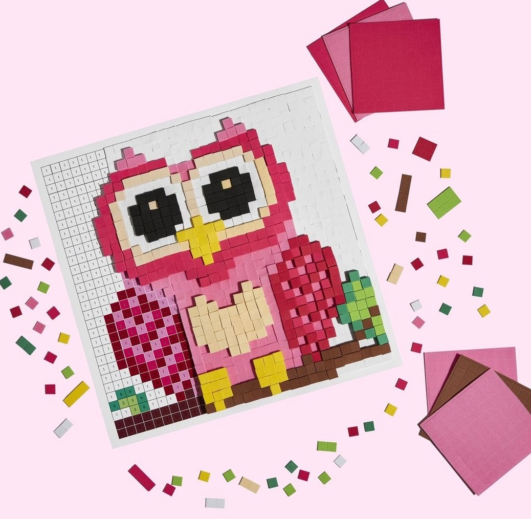 3D قص و لصق البومة