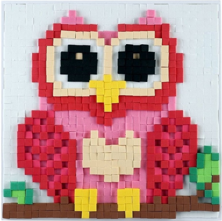 3D قص و لصق البومة