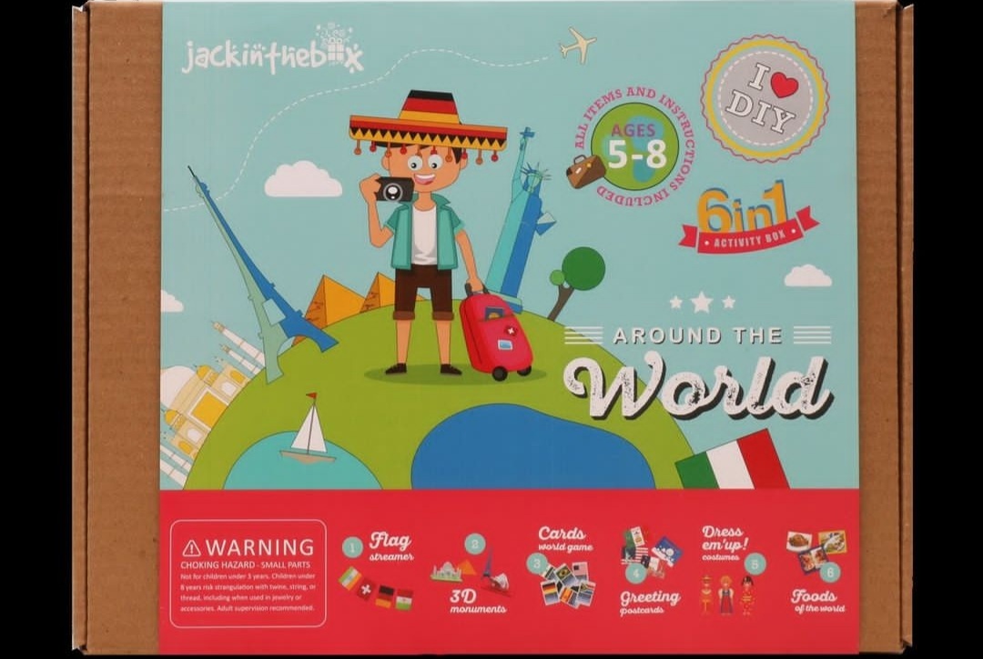 من جول العالم 6 في 1 صندوق الحرف اليدوية 